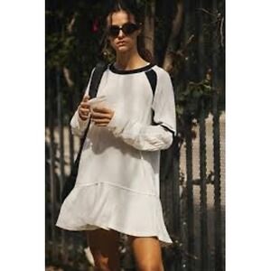Free People Movement At Bat Layer Dress in Black and White Size XS Athletic Golf